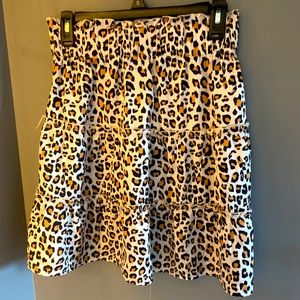 Cheetah Print Skirt